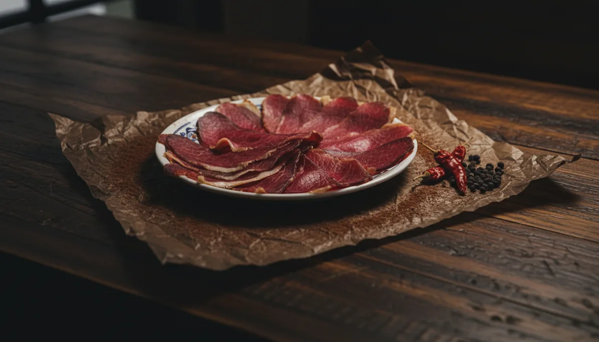 ברזאולה קקאו וצ'ילי – נקניק בקר מיובש תוצרת בית