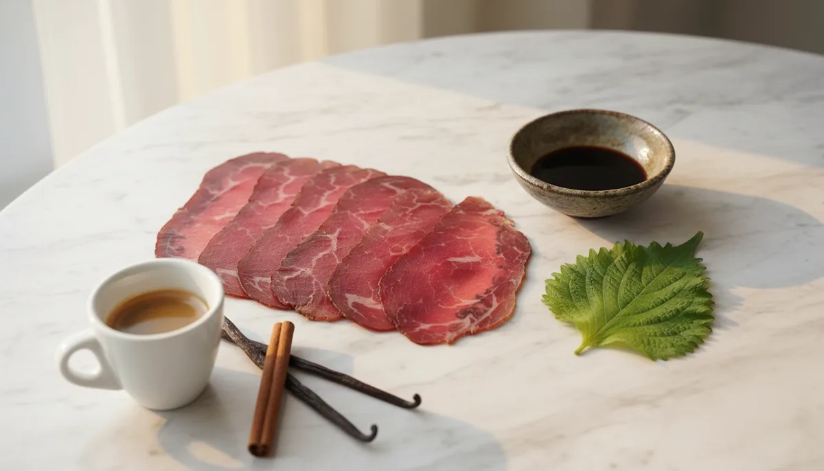 ברזאולה קפה, וניל וקינמון – נקניק בקר מיובש תוצרת בית