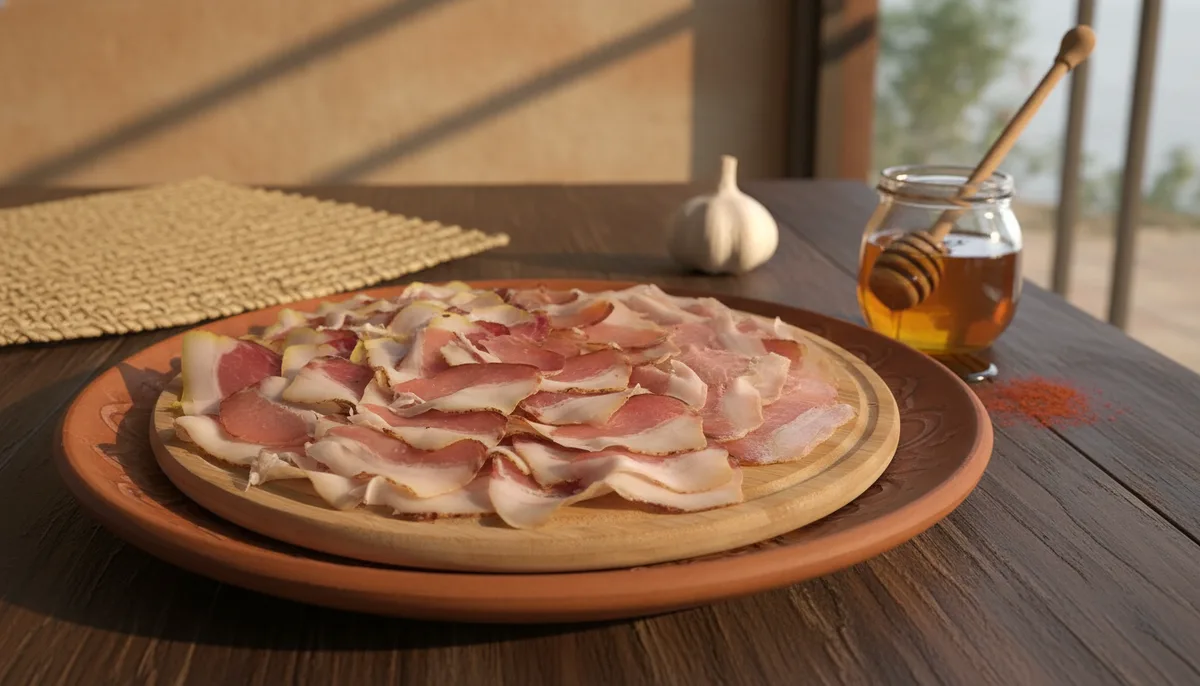 קופה שום ודבש – נקניק צוואר חזיר מיובש תוצרת בית