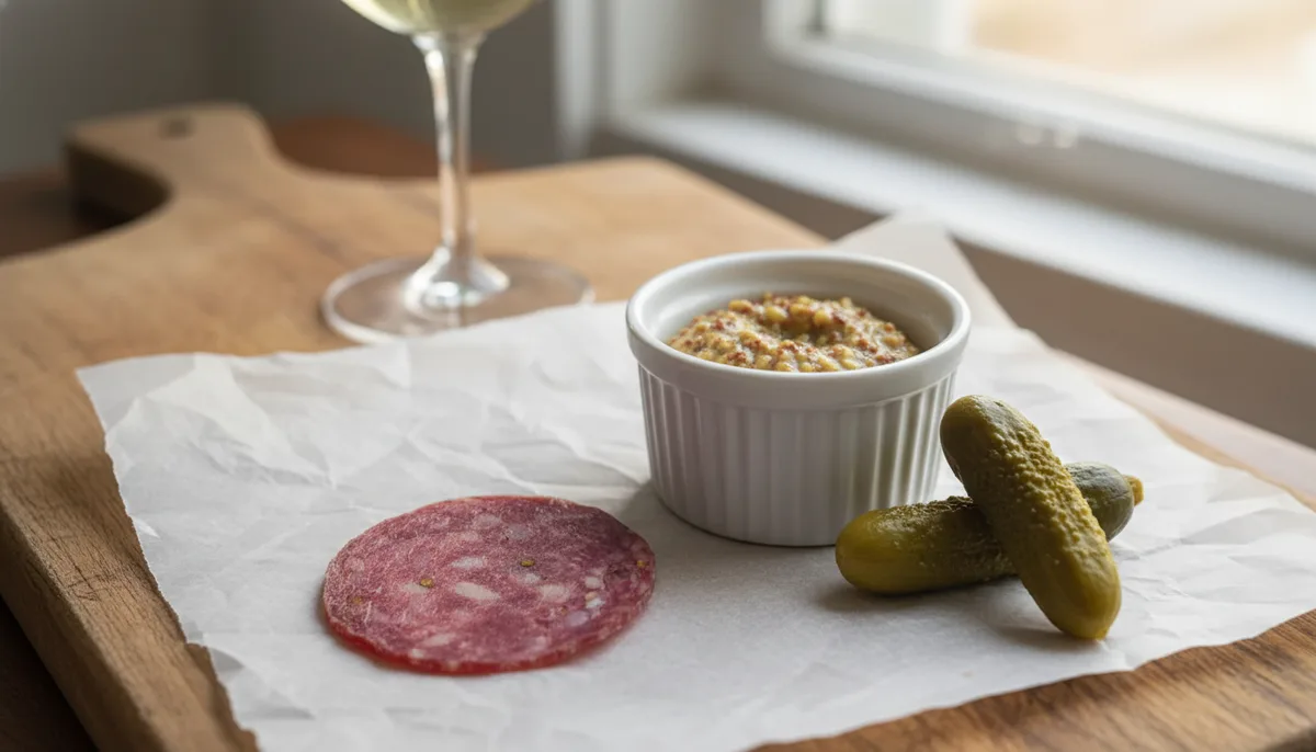 סלמי חרדל מותסס – נקניק בקר מיובש תוצרת בית