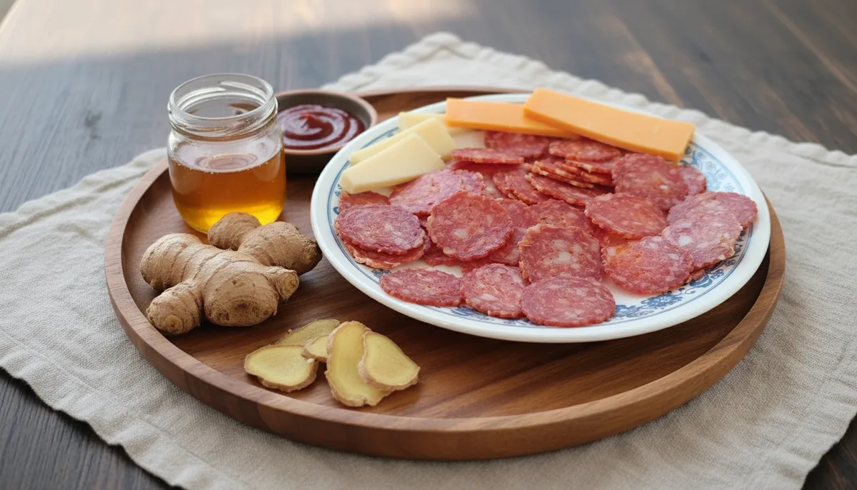 סלמי דבש וג'ינג'ר – נקניק מיובש תוצרת בית