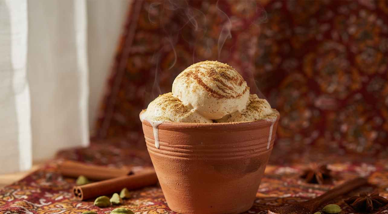 גלידת צ'אי מסאלה