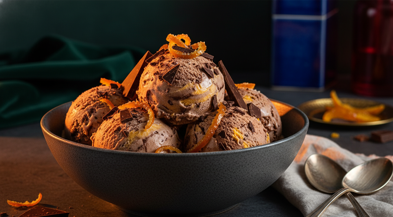 גלידת שוקולד תפוז