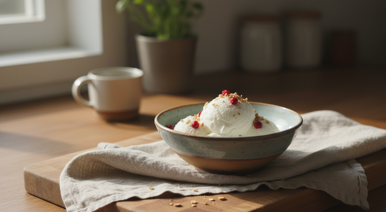 פרוזן יוגורט מיוגורט ביתי