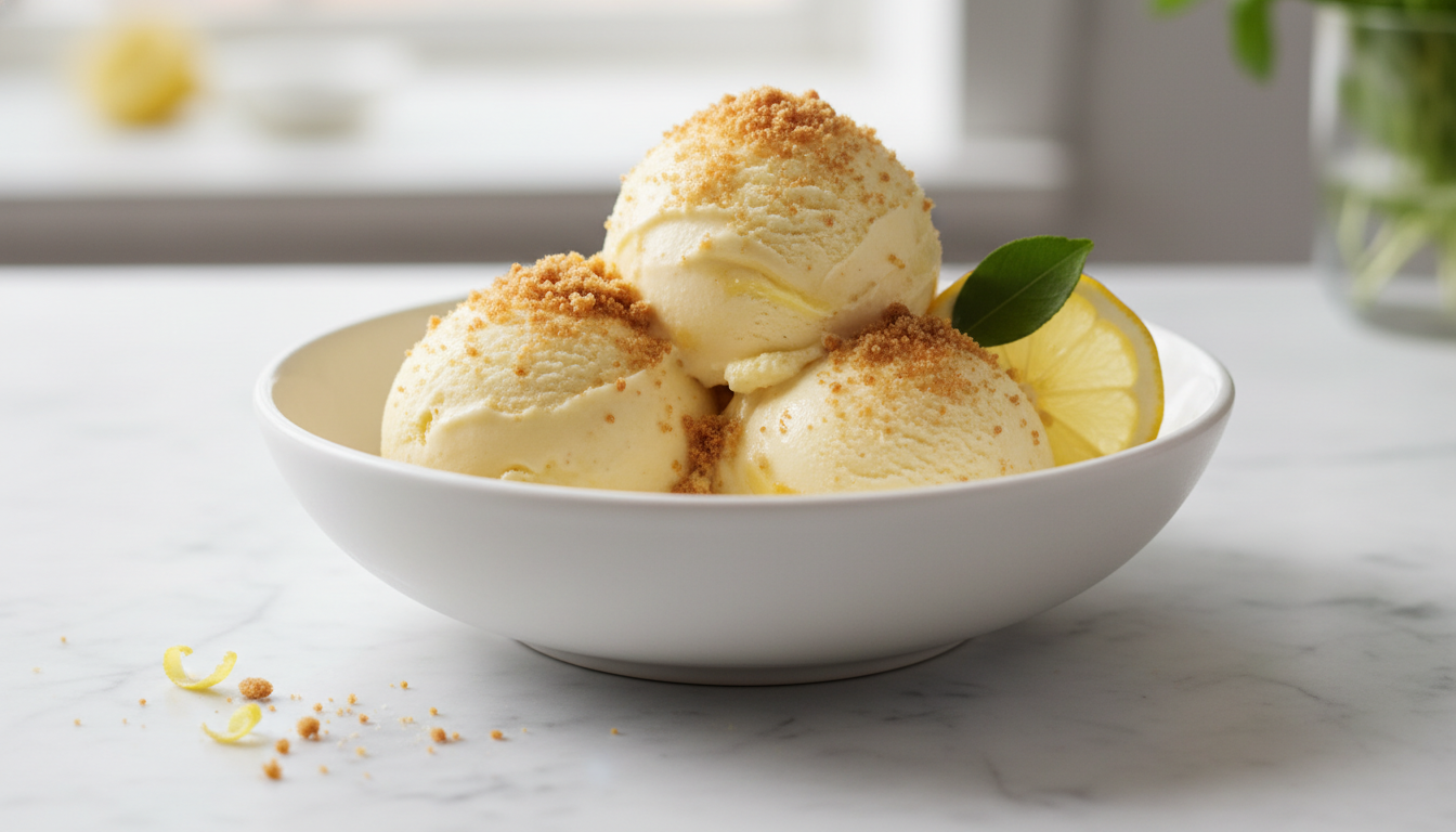 גלידת פאי לימון