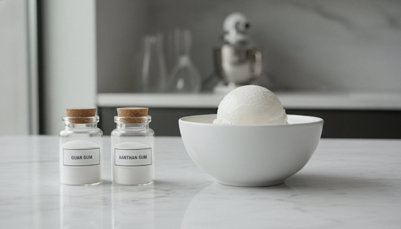 נינג'ה קרימי: מייצבים - איך ליצור גלידה חלקה